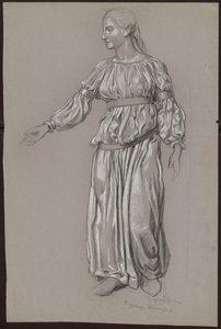 Kostümentwurf Frei von Hans Thoma