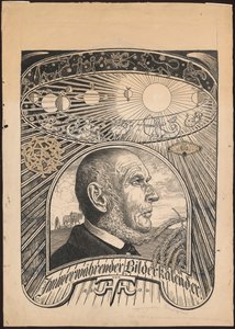 Projekt für das Cover von "Ewiger Kalender in Bildern" von Hans Thoma