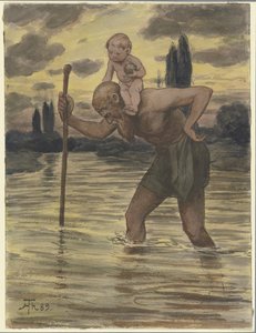 Heiliger Christophorus von Hans Thoma