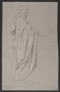 Skizze der Figur Christi