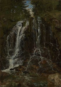 Wasserfall bei St.Blasien von Hans Thoma