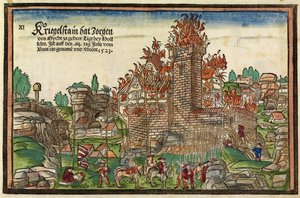 Zerstörung der Burg Krögelstein durch den Schwäbischen Bund