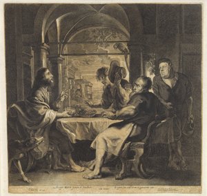 Mahlzeit in Emmaus von Hans Witdoeck