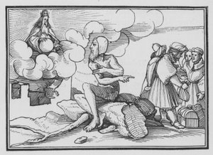 Gott antwortet Hiob aus dem Sturm, Hiob XXXVIII, 1, 2