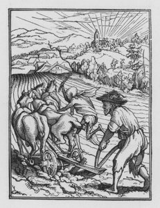 Holbeins Totentanz: Der Landmann von Hans after Holbein the Younger
