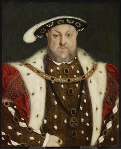 Porträt von Heinrich VIII. von Hans circle of Holbein the Younger