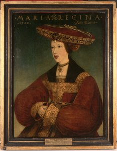 Maria von Österreich, ca. 1520 von Hans or Johan Maler