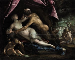 Pan und Selene von Hans von Aachen