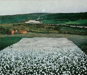 Blumenwiese im Norden von Harald Oscar Sohlberg