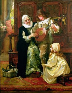 Seine erste Musikstunde