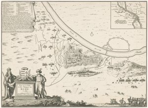 Stadtplan von Buda, 1686