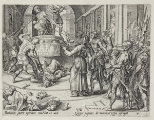 Die Zerstörung des Hauses Baal von Harmen Jansz. Muller