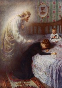 Christus der Tröster: Jesus tröstet eine trauernde britische Kriegswitwe