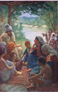 Bekehrung von Lydia, Illustration aus 