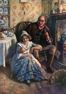 John und Dot Peerybingle von Harold Copping