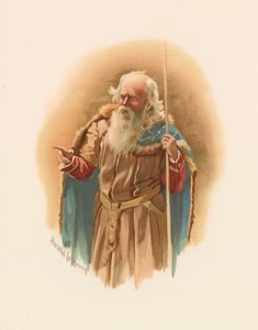 Polonius, aus Shakespeares Hamlet von Harold Copping