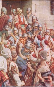 St. Paulus in Jerusalem, Illustration aus Harold Copping Bilder: Die Kronen-Serie, ca. 1920er