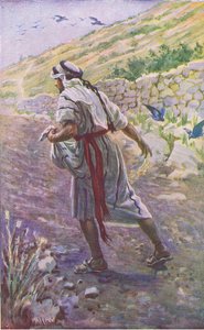 Der Sämann, Illustration aus Harold Copping Bilder: Die Kronenserie, ca. 1920er Jahre von Harold Copping