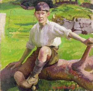 Ein Cornish-Junge von Harold Harvey