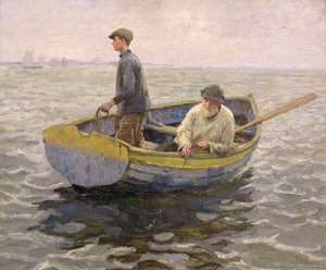 Im Whiting Ground von Harold Harvey