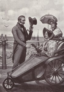 Illustration zu Vanity Fair von William Makepeace Thackeray (Lithografie) von Harold Hume Piffard