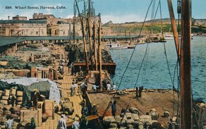Kai-Szene, Havanna, Kuba von Harris Bros and Co