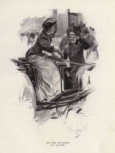 Charaktere Jane Cable und Graydon aus dem Roman Jane Cable von George Barr McCutcheon von Harrison Fisher