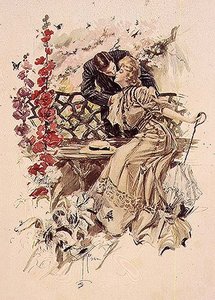 Honig sammeln von Harrison Fisher