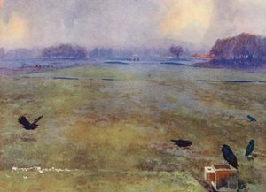 Golfplätze: Mid-Surrey, das zehnte Loch von Harry (1878 1950) Rountree