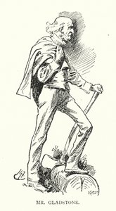 Mr. Gladstone von Harry (after) Furniss
