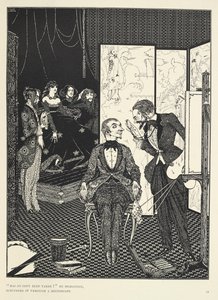 "Wurde keine Kopie gemacht?" fragte er und betrachtete es durch ein Mikroskop. Illustration für die Geschichte 