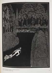 Auf seiner mühsamen Reise zum Wasser verdoppeln sich seine Ängste. Illustration zur Geschichte 