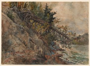 Lake Memphremagog, um 1880
