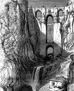 Puente Nuevo, Ronda, Spanien, 19. Jahrhundert von Harry Fenn