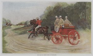 Dog-cart en Demi-poste, a lAnglaise (Englischer Stil Hundewagen) von Harry Finney