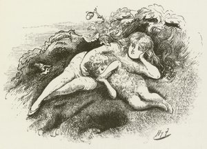 Illustration für Sylvie und Bruno von Lewis Carroll von Harry Furniss