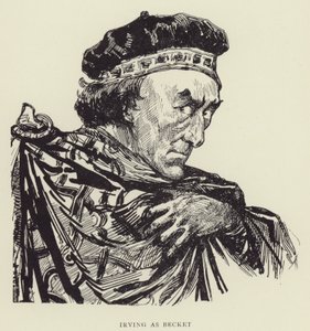 Irving als Becket von Harry Furniss