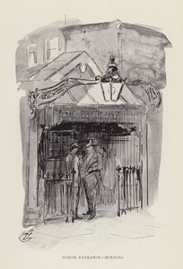 Nordeingang, Abend von Harry Furniss