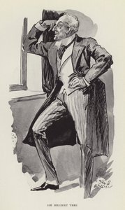Sir Herbert Tree von Harry Furniss