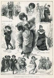 Skizzen aus Patience an der Opera Comique von Harry Furniss