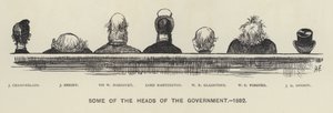 Einige der Köpfe der Regierung von Harry Furniss