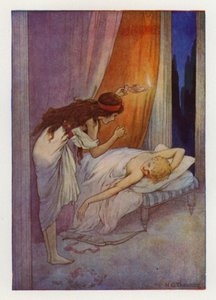 Amor, schlafend von Harry George Theaker