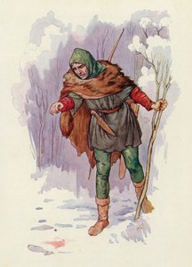 "Ha!" rief Herbert der Ranger, "hier wurde jemand getötet!" von Harry George Theaker