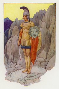 Perseus und das Haupt der Gorgone von Harry George Theaker