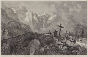 Morgen im Viescher Thal, auf dem Weg zur Hochweide von Harry John Johnson