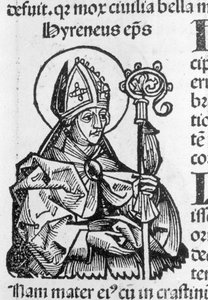 Heiliger Irenäus Bischof nach der Chronik von Nürnberg von Hartmann Schedel von Hartmann Schedel