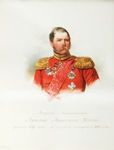 Porträt von General Anton Antonovich von Essen 1797-1863 Aus dem Album der Kaiserlichen Garde, 1846-1849