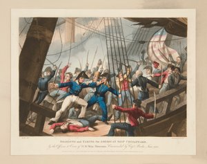 Entern und Erobern des amerikanischen Schiffs Chesapeake