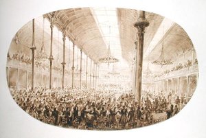 Ein Bankett, um 1865 von Hector Horeau