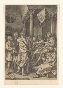 Daniel verhört die Ältesten Geschichte von Susanna (Serientitel) von Heinrich Aldegrever